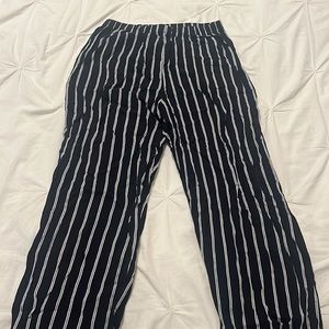 Brandy Melville Striped black and white pants